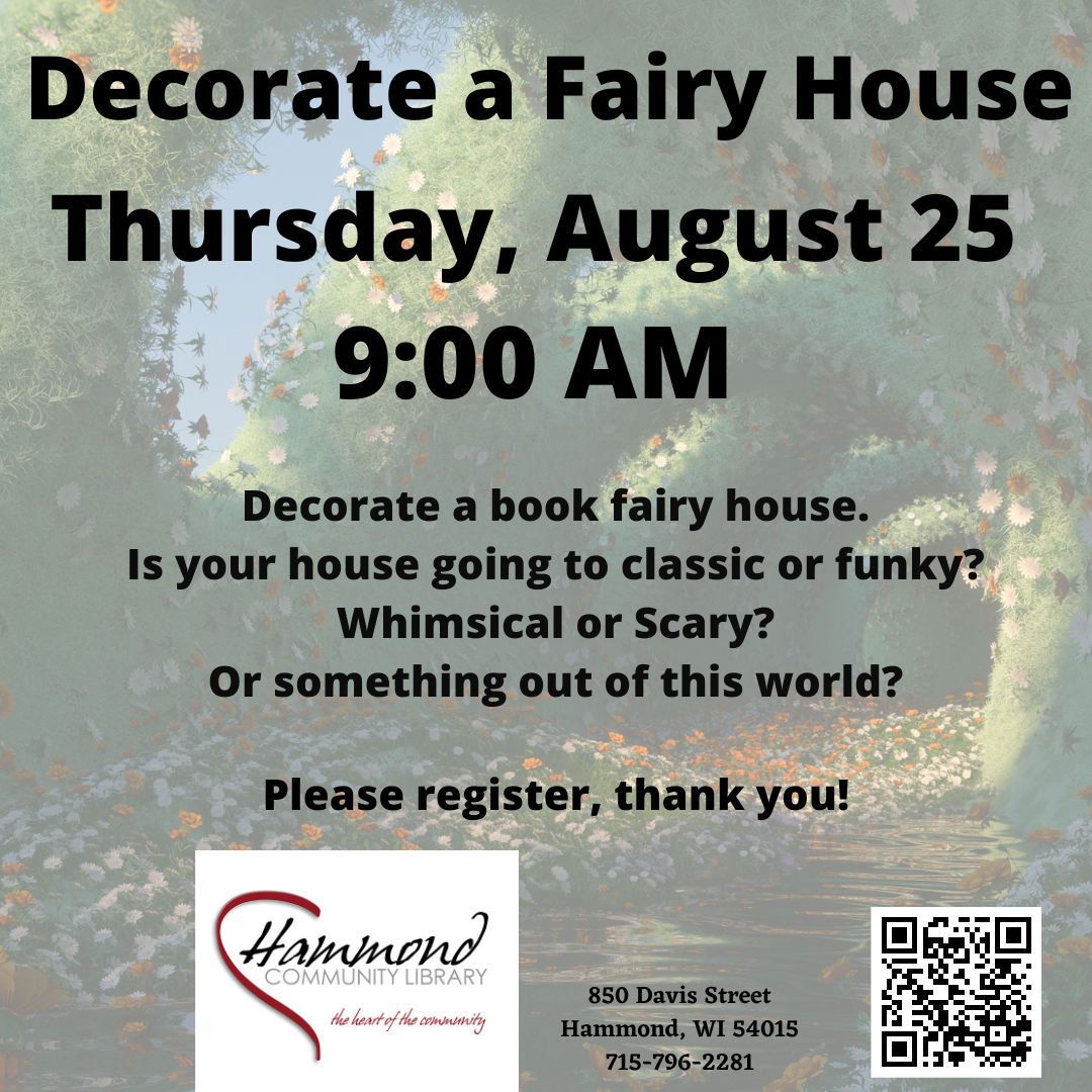 Decorate a Fairy House
